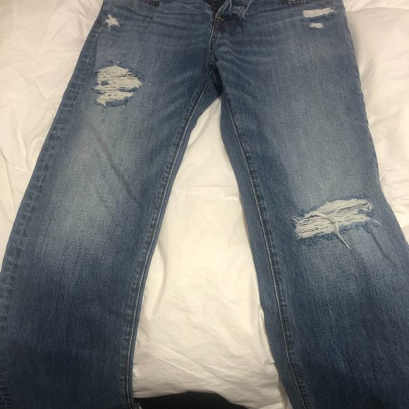 Men's Abercrombie and Fitch Strait Jeans Size 30x30 EUC worn once - Picture 4 of 8